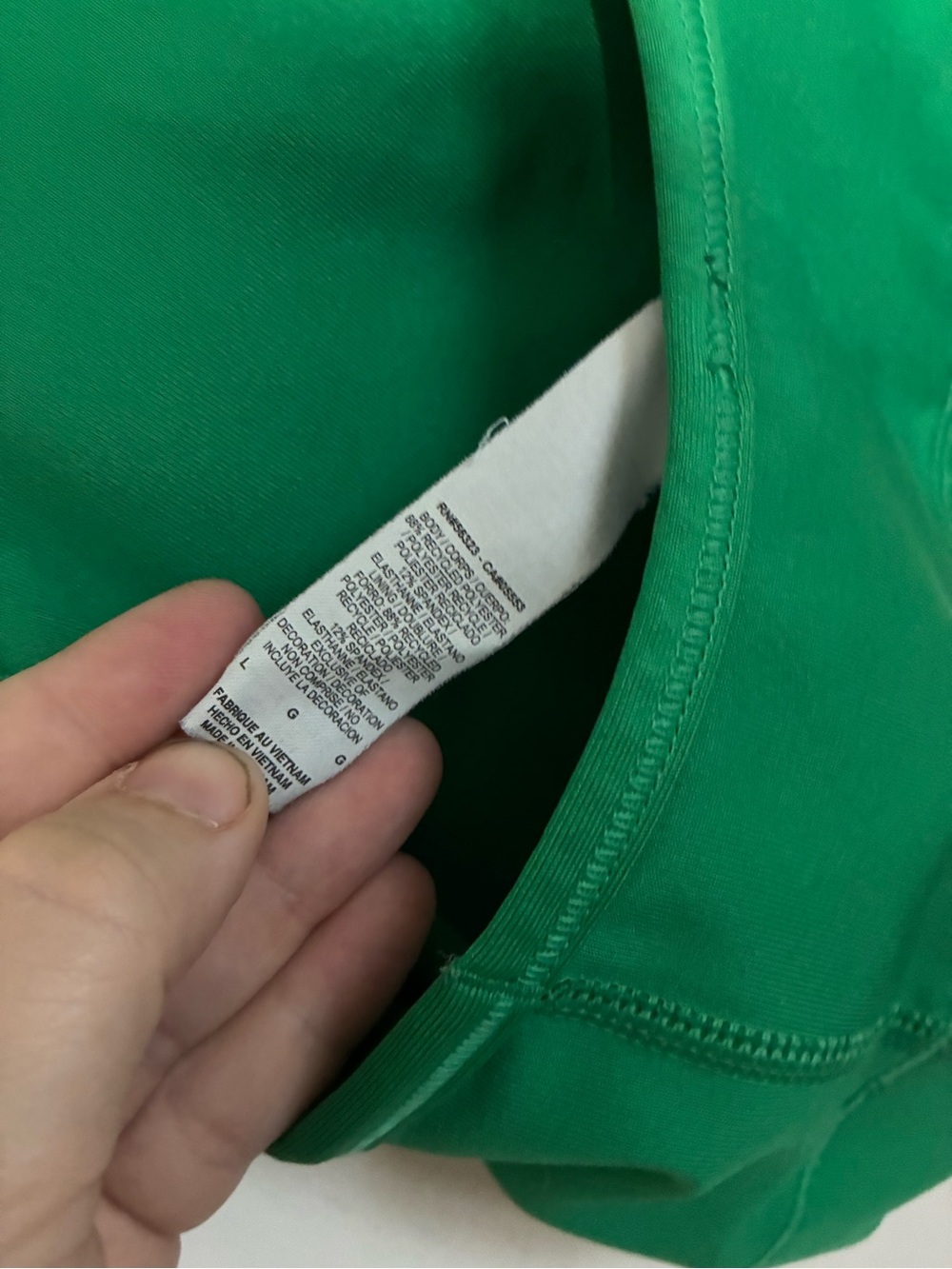 Nike Green Racerback Dri-FIT Sports Bra with Black Swoosh - Picture 9 of 12